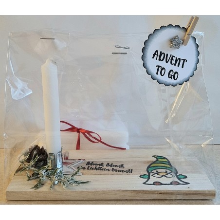 Advent to go Wichtel grün