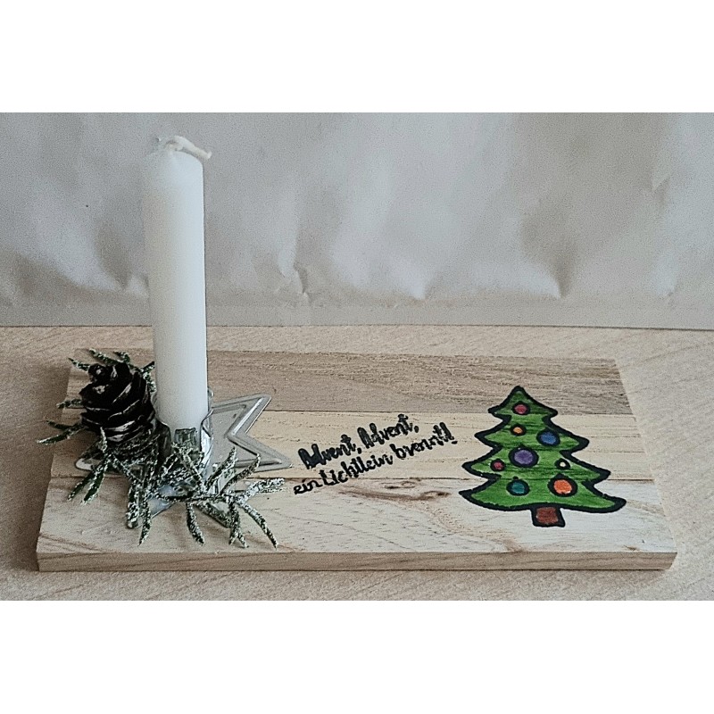 Advent to go Weihnachtsbaum hellgrün