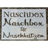 Schablone Naschbox