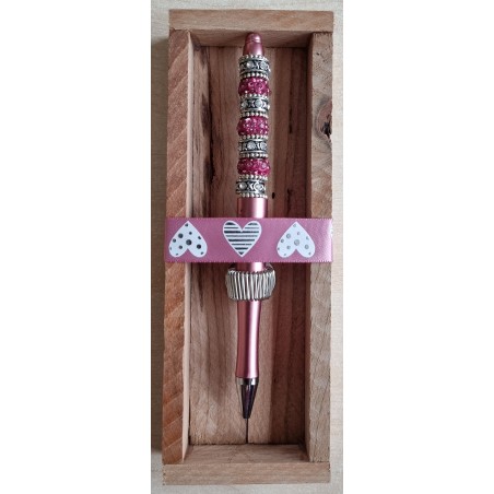 Kugelschreiber rosa/pink/silber