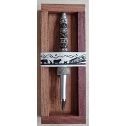 Kugelschreiber grau/silber