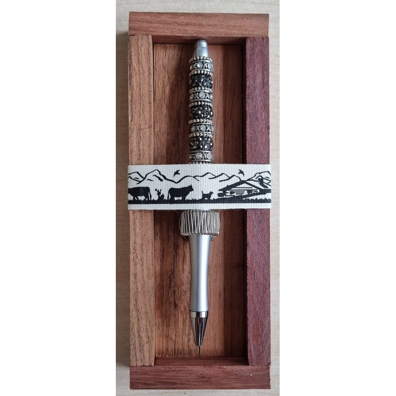 Kugelschreiber grau/silber
