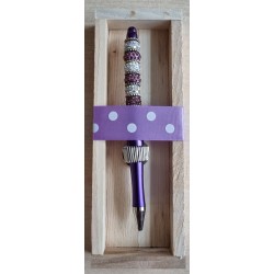 Kugelschreiber violette/weiß