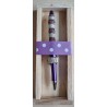 Kugelschreiber violette/weiß