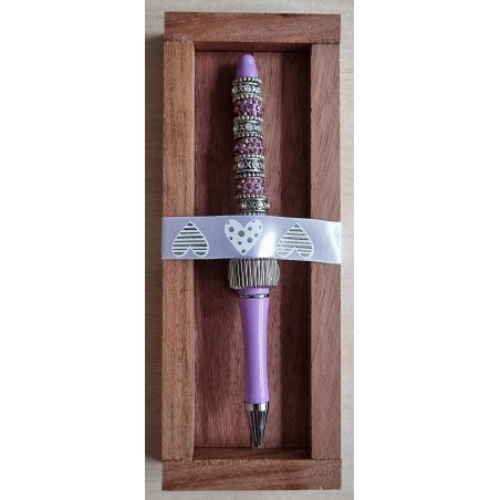 Kugelschreiber flieder/silber