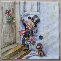 Serviette Schornsteinfeger