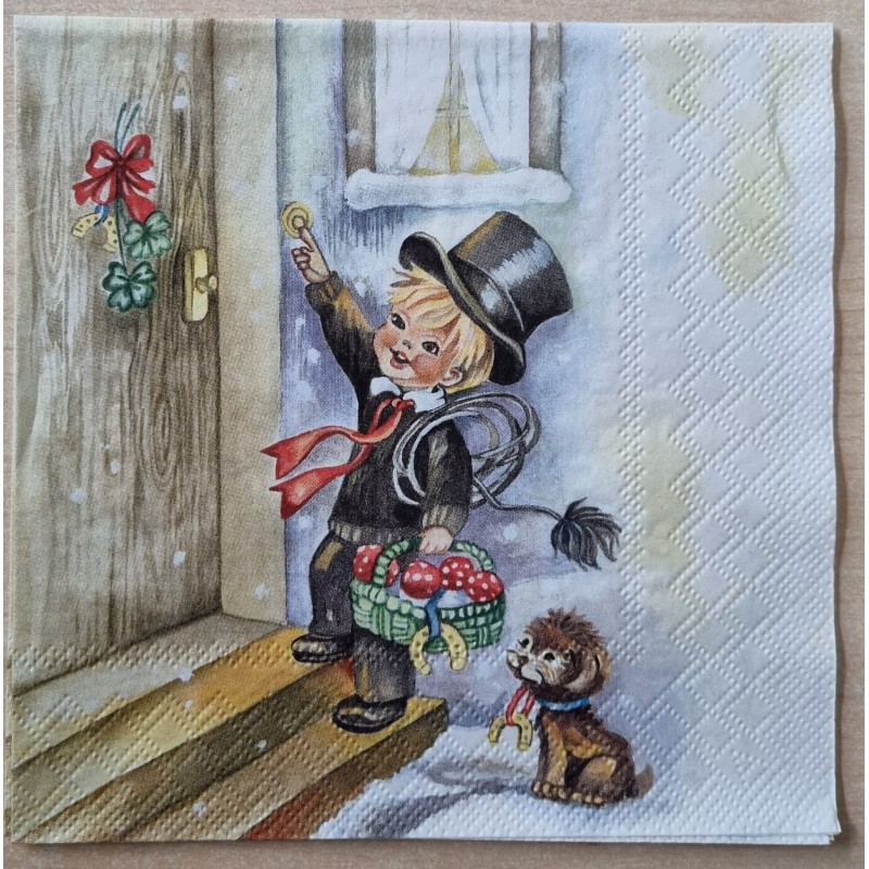 Serviette Schornsteinfeger
