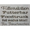 Schablone Futterstation