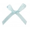 Satin Schleife hellblau