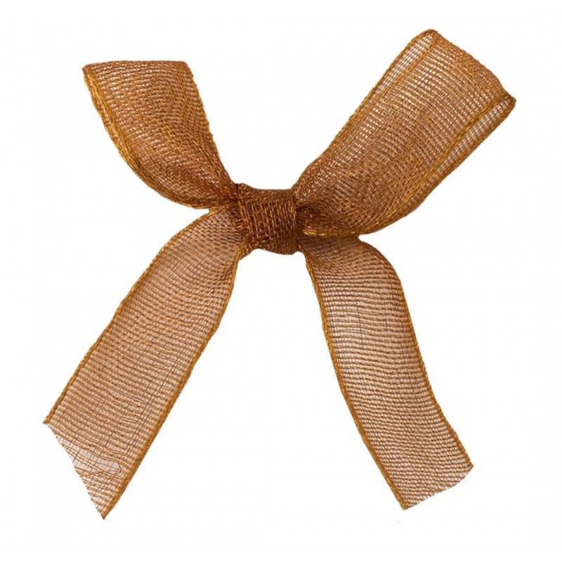 Organza Schleife caramel