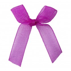 Organza Schleife pink