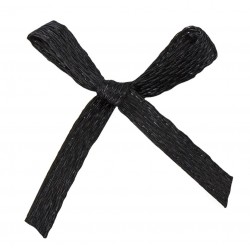 Satin Schleife schwarz