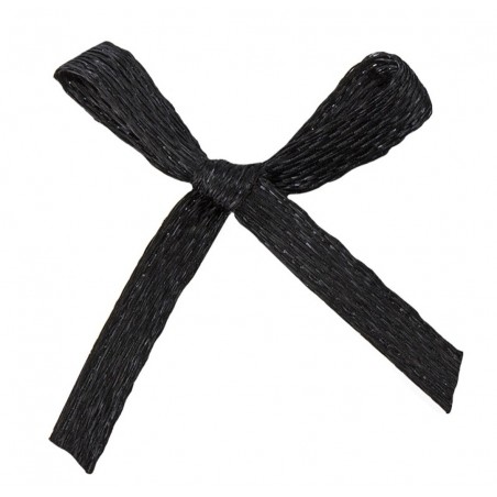 Satin Schleife schwarz