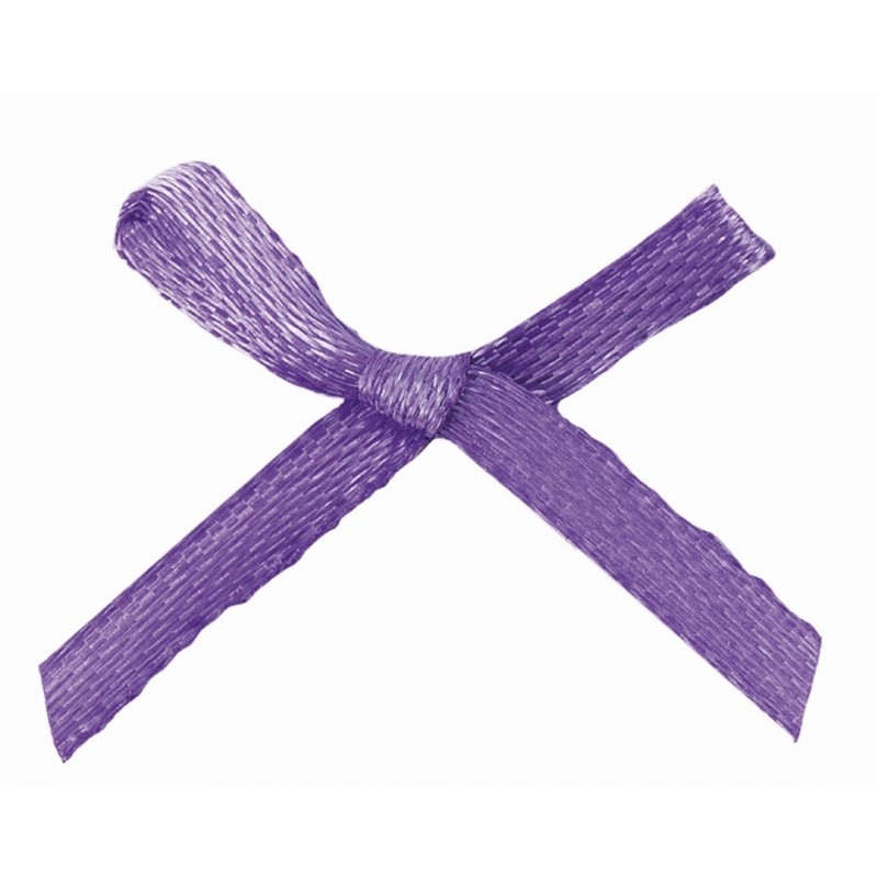 Satin Schleife violette