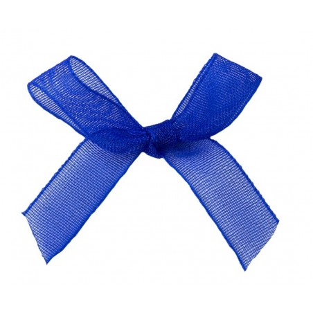 Organza Schleife blau