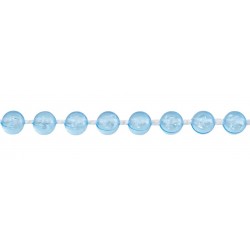 Perlenband transparent hellblau