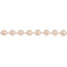 Perlenband transparent creme