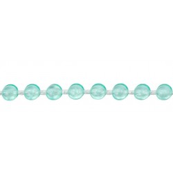 Perlenband transparent mint