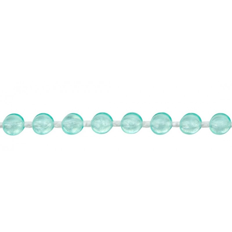 Perlenband transparent mint