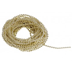 Perlenband gold