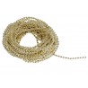 Perlenband gold