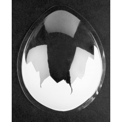 Motiv-Bolblister Ei transparent mit Eierschalendesigne