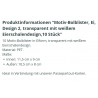 Motiv-Bolblister Ei transparent mit Eierschalendesigne