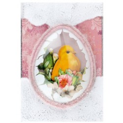 Motiv-Bolblister Ei transparent mit Eierschalendesigne