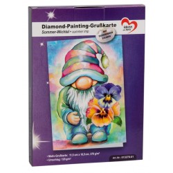 3D Diamant Pixel Karte Sommer-Wichtel