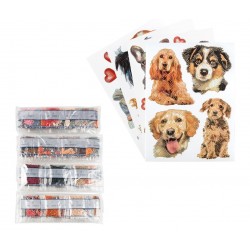 3D Diamant Pixel Sticker Hunde