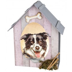 3D Diamant Pixel Sticker Hunde