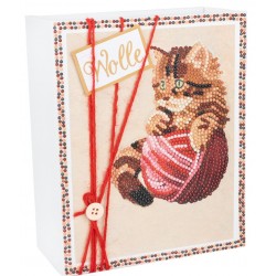 3D Diamant Pixel Sticker Katzen