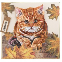 3D Diamant Pixel Sticker Katzen