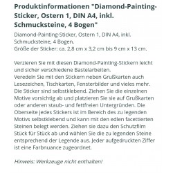 3D Diamant Pixel Sticker Ostern 1