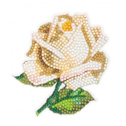 3D Diamant Pixel Sticker Rosen