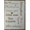 Schablone Freudentränen