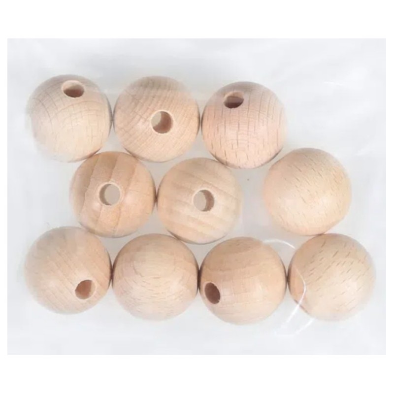 Holzkugeln 15 mm natur
