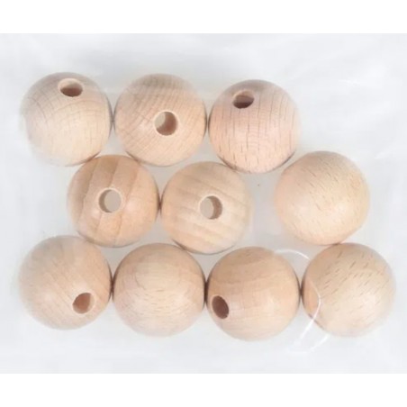 Holzkugeln natur