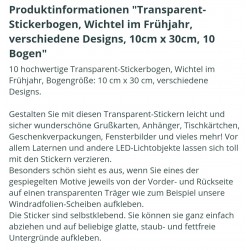 Wichtel Sticker Frühjahr