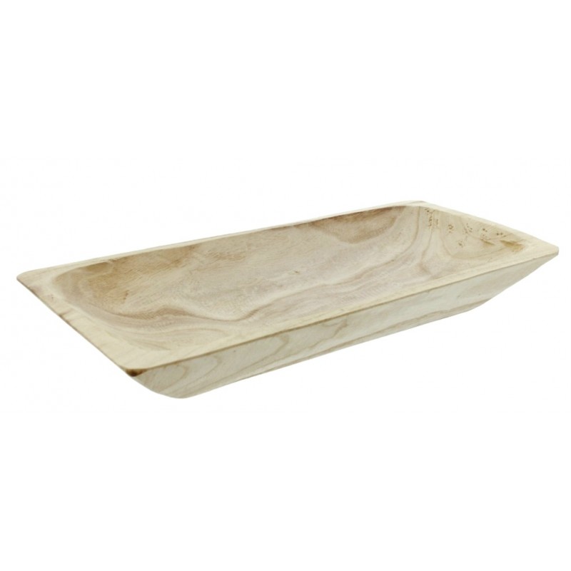 Holzschale rechteckig