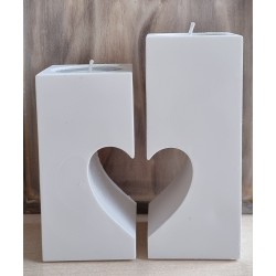 Beton Teelicht Herz 2er Set