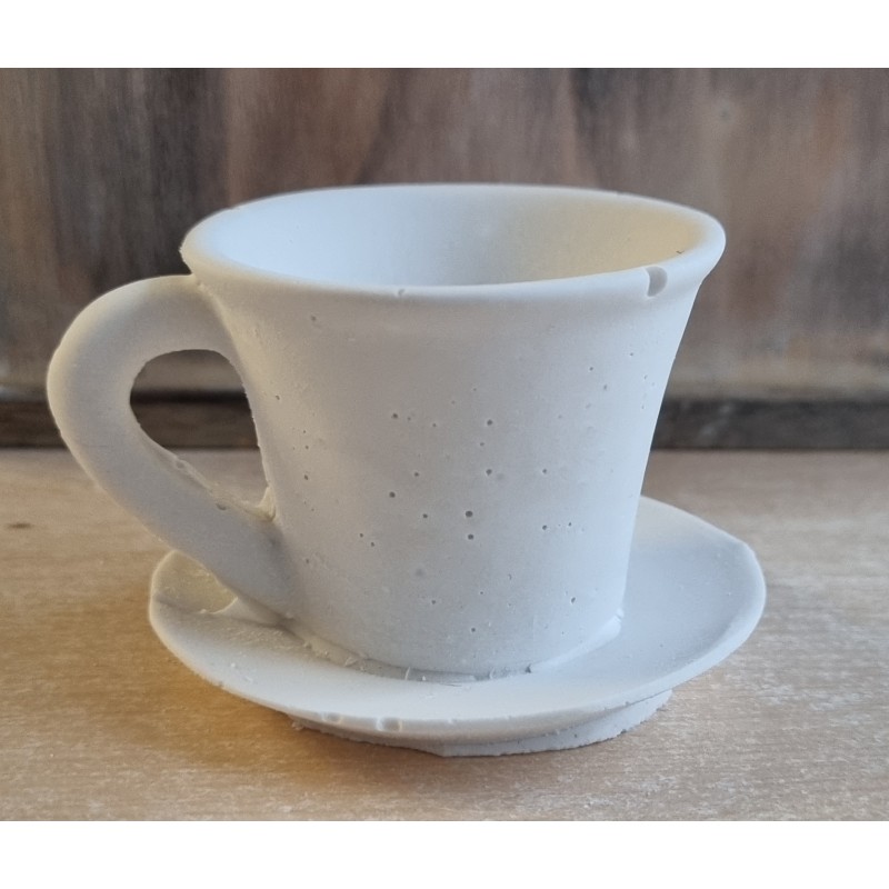 Beton Kerzenhalter Tasse