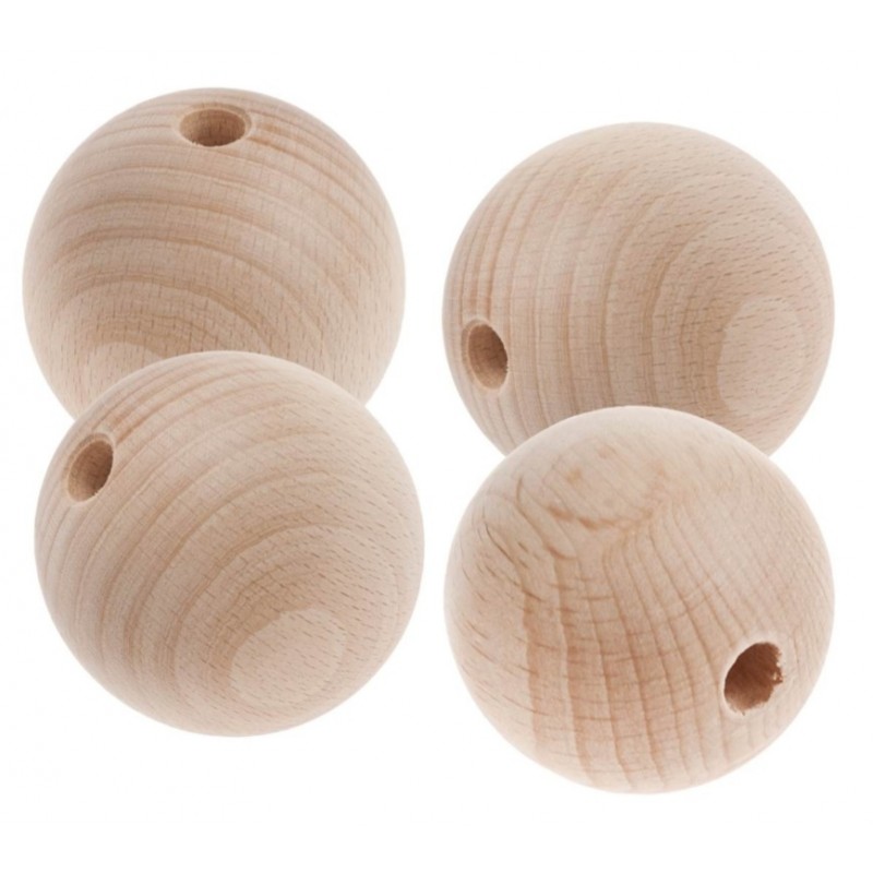 Holzkugeln natur 40 mm