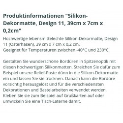 Dekormatte Silikon Kaninchen