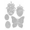 Dekormatte Silikon Schmetterling