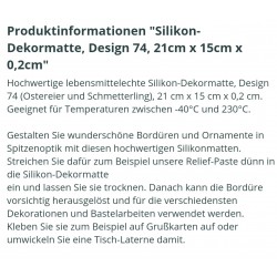 Dekormatte Silikon Schmetterling