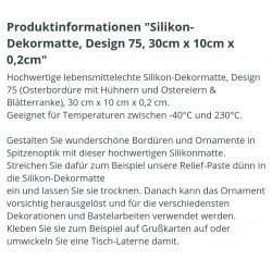 Dekormatte Silikon Hahn/Henne