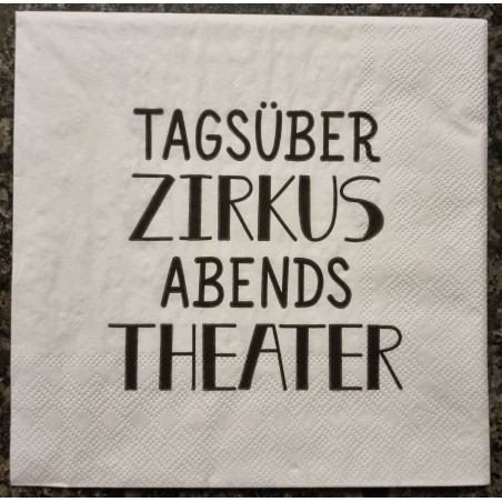 Serviette Tagsüber Zirkus.....