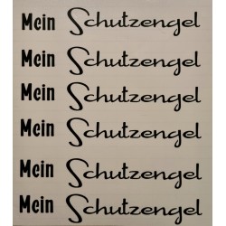 Vinyl Schrift Mein Schutzengel schwarz