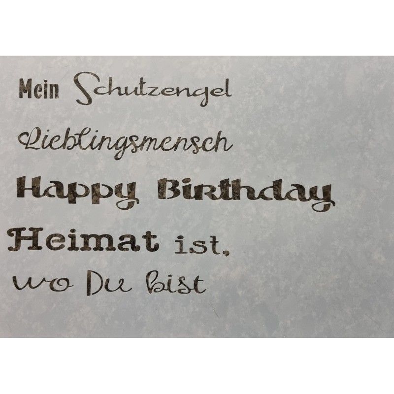 Schablone Mein Schutzengel